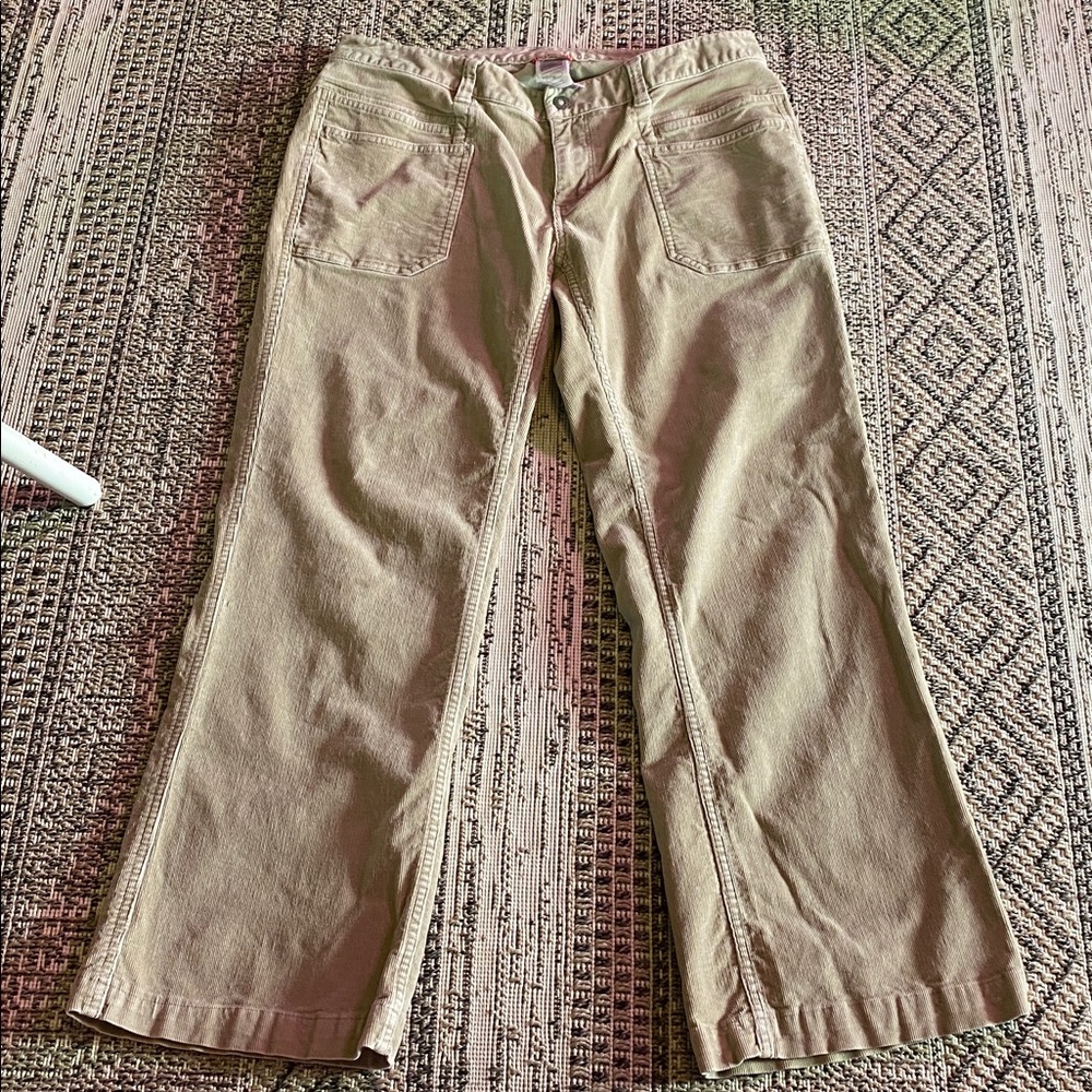 Vintage Duluth Trading Company Four Full Front Pockets Tan Corduroy Jeans 601